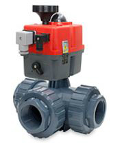 Modulating Electric Actuated Valves T port plain ends
