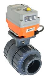 Actuated Ball Valves in PVC