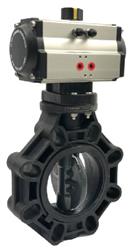 Cepex Actuated Butterfly Valve PVC-U Disc