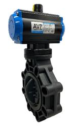 AVP Actuator with a | Cepex CPVC-EPDM Butterfly Valve