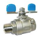 Stainless Steel Butterfly Handle Male x Female Ball Valve